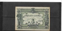C/286           France   -  Chambre De Commerce De La Vienne  Octobres 1915  -  Cinquante Centimes - Chamber Of Commerce