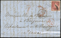 Trinidad & Tobago, 1858, 1 Y B, Brief - Trinité & Tobago (1962-...)