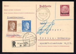Deutsche Besetz.II.WK Luxemburg, 1942, P 3, Brief - Bezetting 1938-45