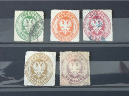 Lübeck Lot An Gestempelten , Ungestempelten  Briefmarken . - Luebeck