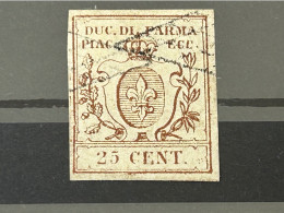 Italien Parma Wappen Mi - Nr. 10 Gestempelt . - Parme