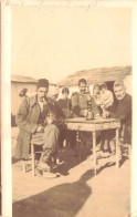 SALONICA 1918 - PHOTO CARD - MUSULMANS Fumant Le Narguilé - écrite Par G. HERMANT C.O.A Base Nouvelle A.O. Armée Orient - Greece