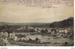 15 SAINT MIHIEL N°4588 Panorama Vers Les Roches Voie Ferrée Ruines Du Pont Monumental Pont De La Victoire En 1920 - Saint Mihiel