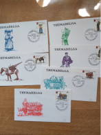 Themabelga  1975  6 FDC - Other & Unclassified
