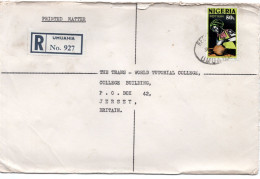 78838 - Nigeria - 1978 - 50k Toepferei EF A R-DrucksBf UMUAHIA -> Jersey (Grossbritannien) - Nigeria (1961-...)