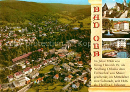 72790553 Bad Orb Fliegeraufnahme Orbtal Salinenplatz Rathaus Thermalbad Kurhaus  - Bad Orb