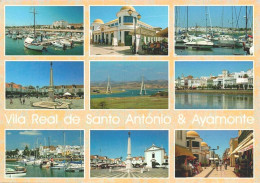 VILA REAL SANTO ANTÓNIO, Algarve - Vários Aspetos E Ayamonte  (2 Scans) - Faro