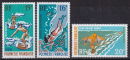 Polynésie Poste Aérienne N°48/50 - Neuf ** Sans Charnière - TB - Unused Stamps