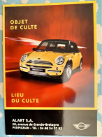 PUBLICITE MINI COOPER OBJET DE CULTE - Publicité