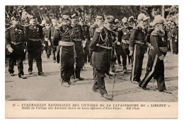 83 TOULON - Funérailles Natles Victimes Catastrophe LIBERTE-Cortège Des Amiraux Et Officiers... - Toulon