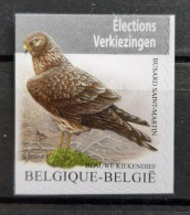 BELGIUM 2024 FAUNA Animals. Birds Of Prey - Fine Stamp (self-adhesive) MNH - Unused Stamps