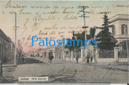 228895 ARGENTINA BUENOS AIRES LOMAS STREET CALLE LAPRIDA POSTAL POSTCARD - Argentinien