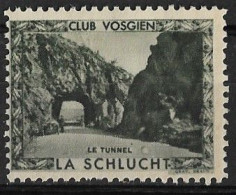 CLUB VOSGIEN LA SCHLUCHT ** LE TUNNEL - Tourisme (Vignettes)