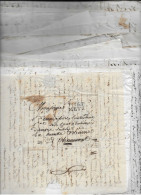 MOSELLE Archive BEAUDESSON à CHAUMONT  83 Lettres Avec Texte  Toutes Avec Marques Postales De METZ 76 En PD 7 En PP - 1801-1848: Precursores XIX