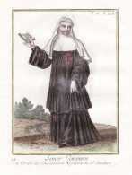 Soeur Converse De L'Ordre Des Chanoinesses Reguliers Du St. Sepulcre - Nun Nonne / Chorfrauen Vom Heiligen Gra - Estampes & Gravures