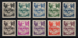 Guadeloupe - Taxe YV 41 à 50 N* MH Complete , Cote 14,50 Euros - Timbres-taxe