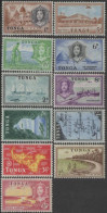 Tonga 1953 SG101-111 1d To 2/- Series (11) MLH - Tonga (1970-...)