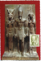 X0541 Egypt, Maximum Card 1958, The King Mykerinos, Egyptology - Briefe U. Dokumente