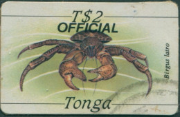 Tonga Official 1984 SGO234 $2 Coconut Crab FU - Tonga (1970-...)