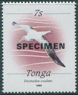 Tonga 1989 SG1004 7s Wandering Albatross SPECIMEN MNH - Tonga (1970-...)