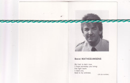 Benni Matheeuwsens, Overleden 1987 Sint-Niklaas, 29jaar. Foto - Obituary Notices