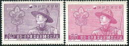Korea South 1957 SG293 Scout And Badge Set MNH - Korea (Süd-)