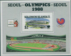 Solomon Islands 1988 SG635 Olympics MS MNH - Solomon Islands (1978-...)