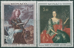 Monaco 1972 SG1070-1071 Prince And Princess Set MLH - Sonstige & Ohne Zuordnung