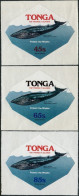 Tonga Official 1977 SGO160-O162 Whale Conservation Set MNH - Tonga (1970-...)