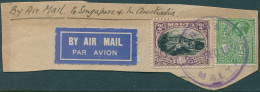 Malta 1930 SG205 2s Black And Purple Notabile On Piece FU - Malta