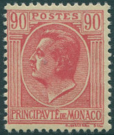 Monaco 1924 SG96 90c Red Prince Louis MLH - Andere & Zonder Classificatie