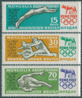 Mongolia 1960 SG194-198 Olympic Games (3) MLH - Mongolie