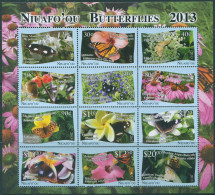 Niuafo'ou 2013 SG391 Butterflies And Flowerssheetlet MNH - Tonga (1970-...)