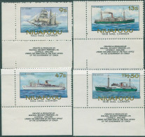 Niuafo'ou 1985 SG56B-59B Mail Ships Perforated With Sheet Numbered Corner Set MN - Tonga (1970-...)