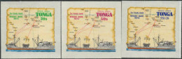 Tonga Official 1972 SGO76-O78 Merchant Marine Routes Set MNH - Tonga (1970-...)