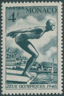 Monaco 1948 SG347 4f Slate Diving MNH - Autres & Non Classés