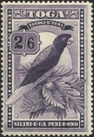 Tonga 1943 SG81 2/6d Red Shining Parrot MLH - Tonga (1970-...)