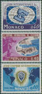 Monaco 1969 SG961-963 ILO TV Commerce Set MNH - Sonstige & Ohne Zuordnung