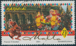 Malta 2001 SG1199 27c Carnival Procession FU - Malte