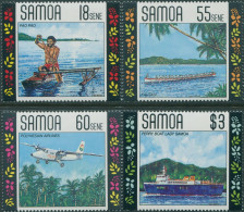 Samoa 1990 SG840-843 Transport Set MNH - Samoa (Staat)
