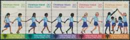 Christmas Island 1979 SG108a International Year Child Strip MNH - Christmaseiland