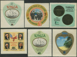 Tonga 1980 SG774-779 Surcharges Airmail Set MNH - Tonga (1970-...)