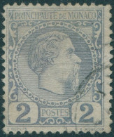Monaco 1885 SG2 2c Lilac Prince Charles III FU - Otros & Sin Clasificación
