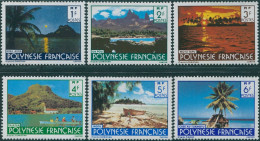 French Polynesia 1986 SG468-472 Landscapes Set CARTOR MLH - Other & Unclassified