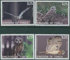 Tonga Express 2012 SGE2-E5 Barn Owl Set MNH - Tonga (1970-...)