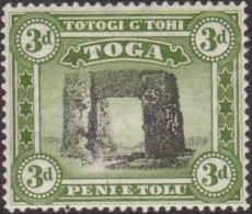 Tonga 1942 SG78 3d Prehistoric Trilith At Haamonga MNH - Tonga (1970-...)