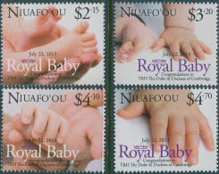 Niuafo'ou 2013 SG374-377 Royal Baby Prince George Set MNH - Tonga (1970-...)