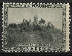 CLUB VOSGIEN BARR ** CHATEAU DU LANDSBERG - Tourismus (Vignetten)