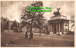 R359022 Wellington Arch. Entrance To The Green Park London. The Philco Publishin - Autres & Non Classés