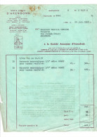 Ancienne Facture 1958 (duplicata) - 1950 - ...